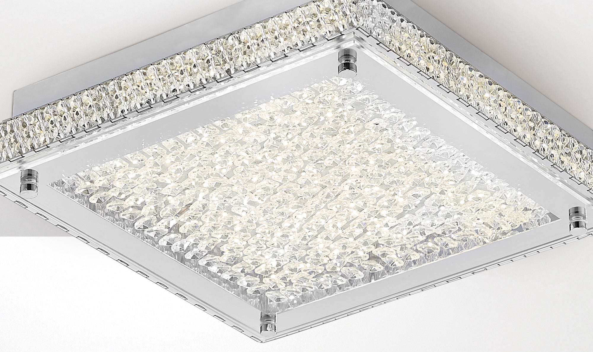 Diyas - Amelia Medium Square Ceiling - Luminosity Designs Ltd