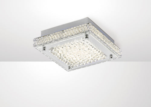 Diyas - Amelia Small Square Ceiling - Luminosity Designs Ltd