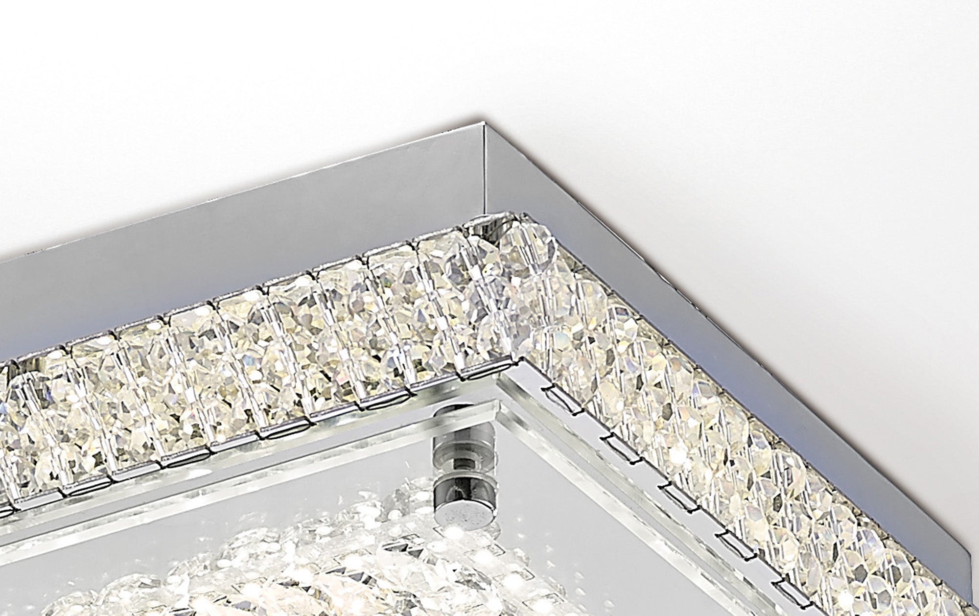 Diyas - Amelia Small Square Ceiling - Luminosity Designs Ltd