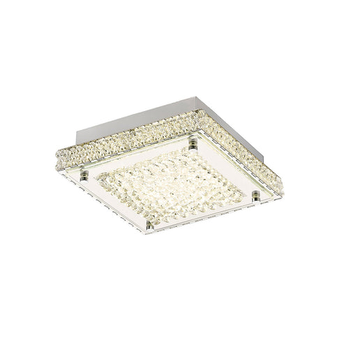 Diyas - Amelia Small Square Ceiling - Luminosity Designs Ltd