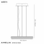 Diyas - Amelia Square Pendant - Luminosity Designs Ltd