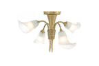 Diyas - Ancona Semi Flush Ceiling Light - Luminosity Designs Ltd