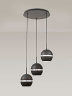 Diyas - Andrea 3 Light Round Pendant - Luminosity Designs Ltd