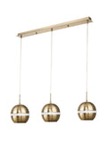 Diyas - Andrea Pendant 3 Light Bar - Luminosity Designs Ltd
