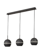 Diyas - Andrea Pendant 3 Light Bar - Luminosity Designs Ltd