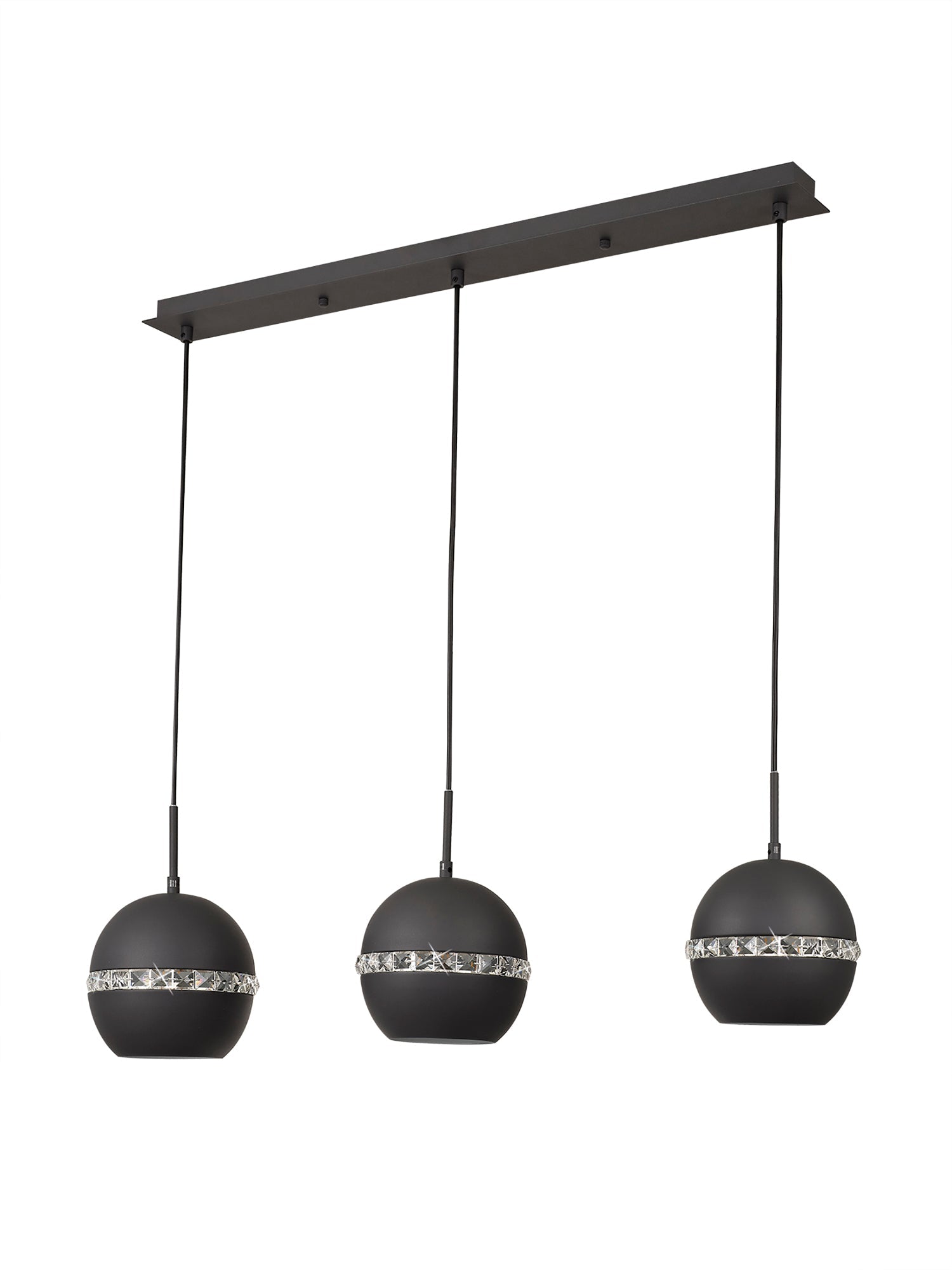 Diyas - Andrea Pendant 3 Light Bar - Luminosity Designs Ltd