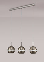 Diyas - Andrea Pendant 3 Light Bar - Luminosity Designs Ltd