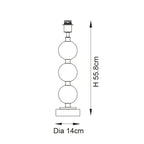 Luminosity Designs - Annie Crystal Table Lamp - Luminosity Designs Ltd