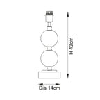 Luminosity Designs - Annie Crystal Table Lamp - Luminosity Designs Ltd