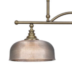 Luminosity Designs - Antique Brass Sledmere 2 Light Bar (Converts to Semi Flush) 2x E27 - Luminosity Designs Ltd