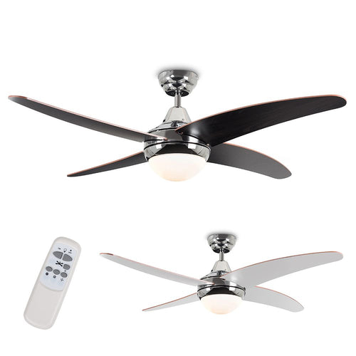 lse - Apache Remote Controlled Ceiling Fan With Light - Luminosity Designs Ltd