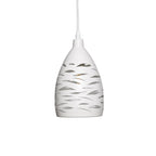 Oaks Lighting - Arbar Metal Modern Style Pendant With Cut Out Details, 1x E27 (Oaks 5312/1 P) - Luminosity Designs Ltd
