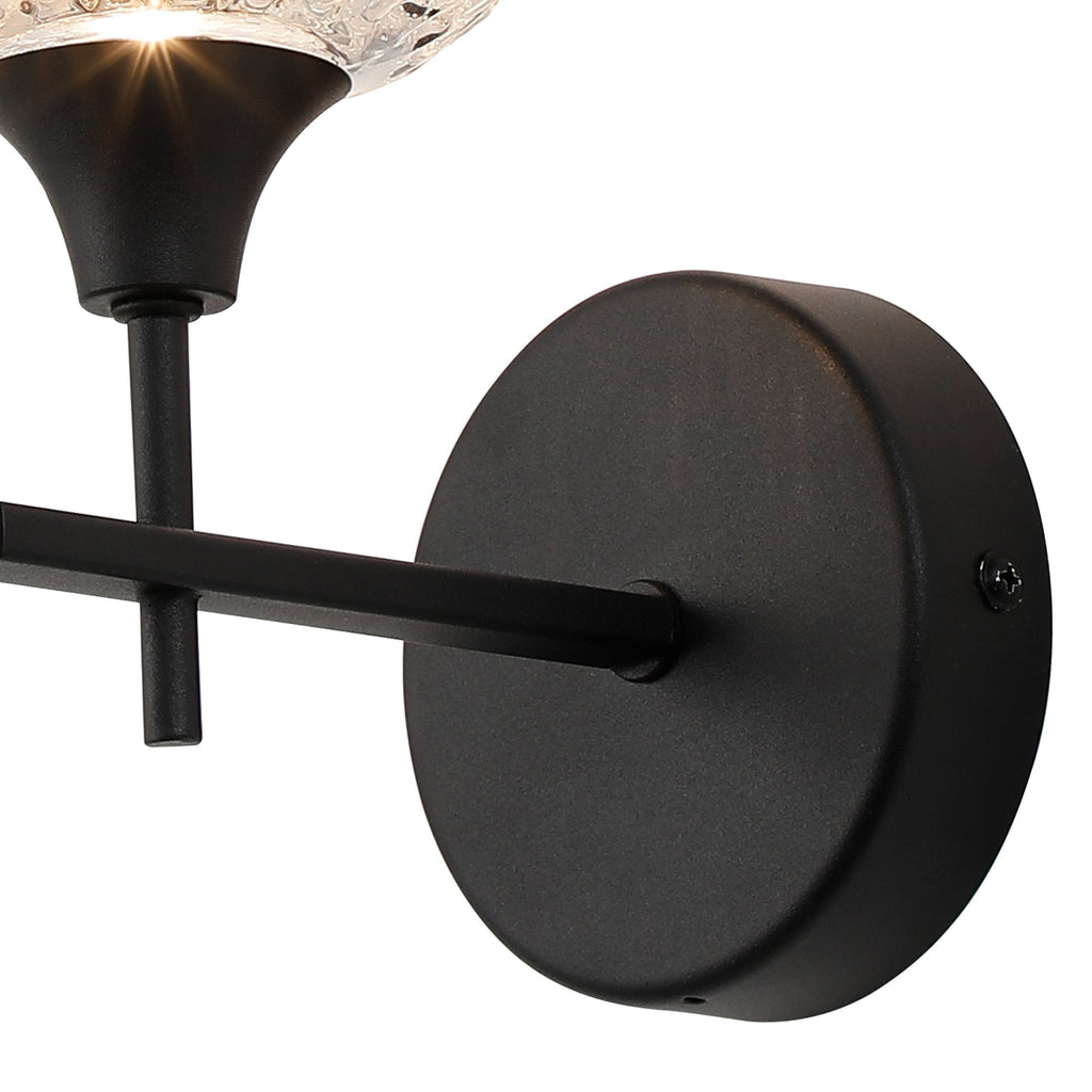 Luminosity Designs - Aria IP44 Rated Bathroom Wall Light With Cut Glass Shade - Luminosity Designs Ltd