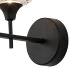 Luminosity Designs - Aria IP44 Rated Bathroom Wall Light With Cut Glass Shade - Luminosity Designs Ltd