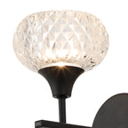 Luminosity Designs - Aria IP44 Rated Bathroom Wall Light With Cut Glass Shade - Luminosity Designs Ltd