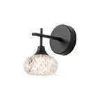 Luminosity Designs - Aria IP44 Rated Bathroom Wall Light With Cut Glass Shade - Luminosity Designs Ltd
