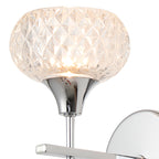 Luminosity Designs - Aria IP44 Rated Bathroom Wall Light With Cut Glass Shade - Luminosity Designs Ltd