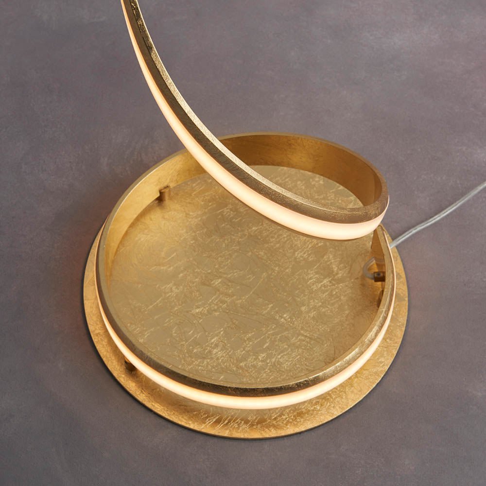 Endon - Aria Spiral Metallic LED Neon Floor Lamp (Endon 95843) - Luminosity Designs Ltd