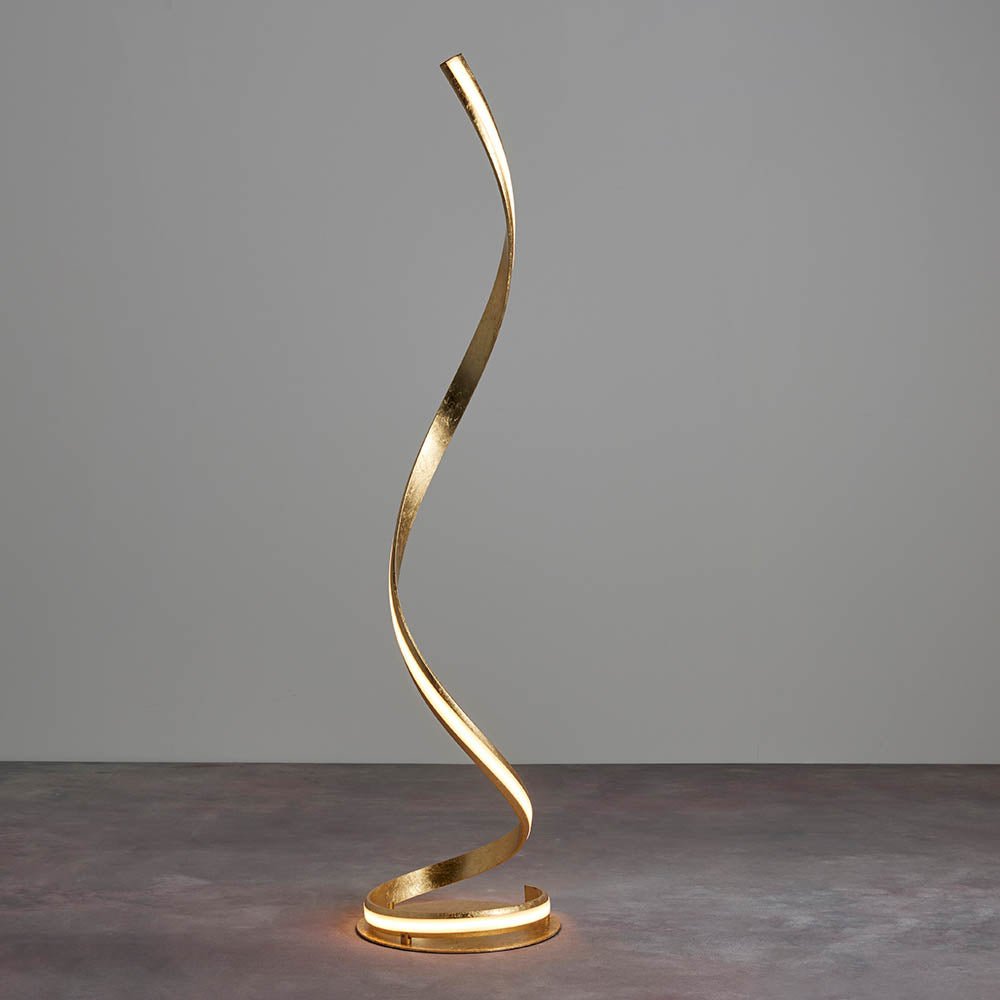 Endon - Aria Spiral Metallic LED Neon Floor Lamp (Endon 95843) - Luminosity Designs Ltd