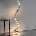 Endon - Aria Spiral Metallic LED Neon Floor Lamp (Endon 95843) - Luminosity Designs Ltd