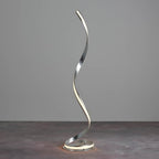 Endon - Aria Spiral Metallic LED Neon Floor Lamp (Endon 95843) - Luminosity Designs Ltd