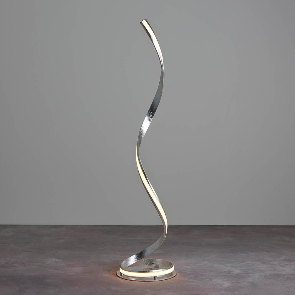 Endon - Aria Spiral Metallic LED Neon Floor Lamp (Endon 95843) - Luminosity Designs Ltd