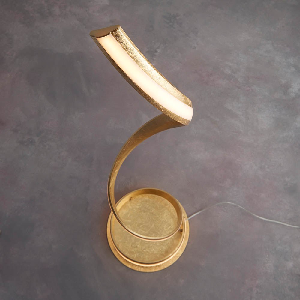 Endon - Aria Spiral Metallic LED Neon Floor Lamp (Endon 95843) - Luminosity Designs Ltd