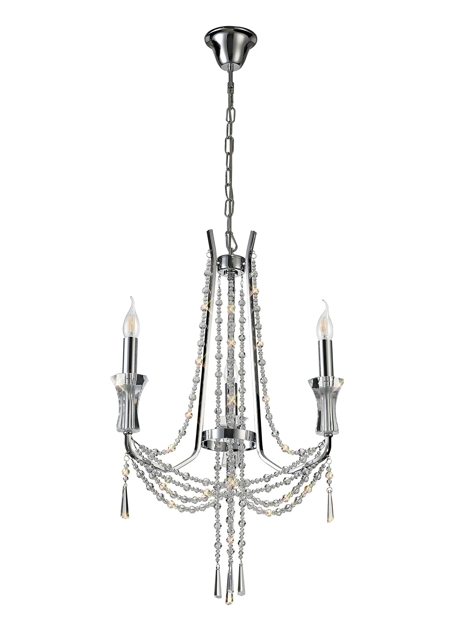 Diyas - Armand 3 Light Chandelier - Luminosity Designs Ltd