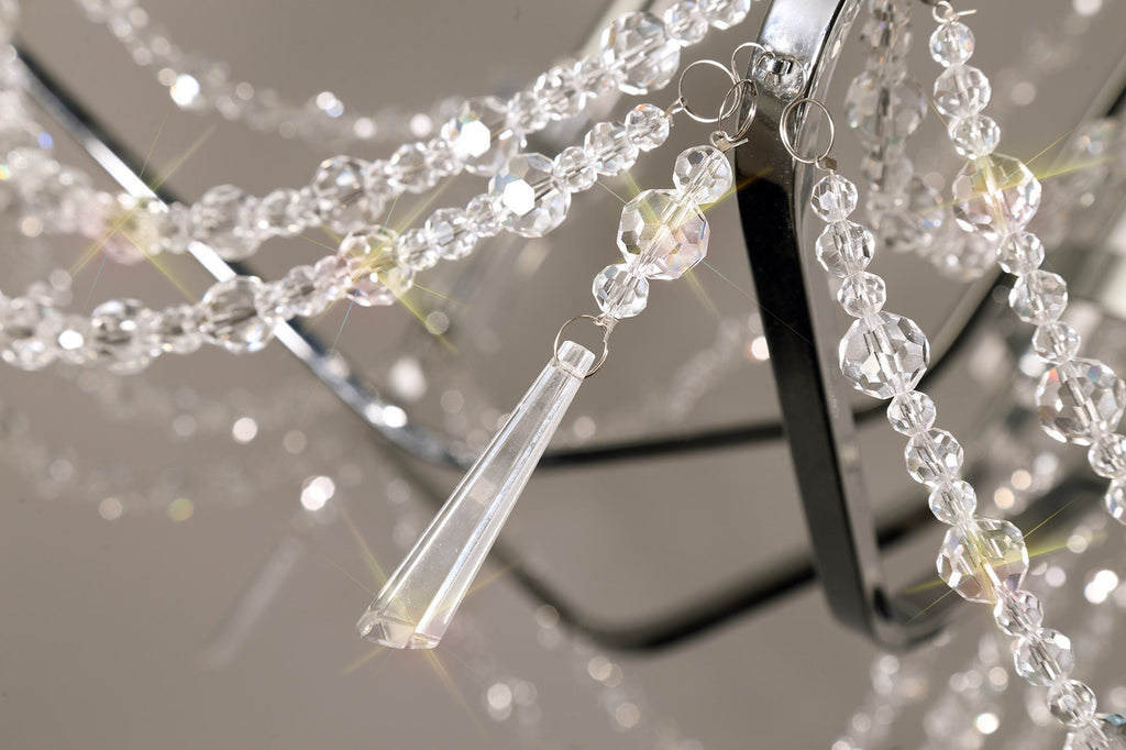 Diyas - Armand 6 Light Chandelier - Luminosity Designs Ltd