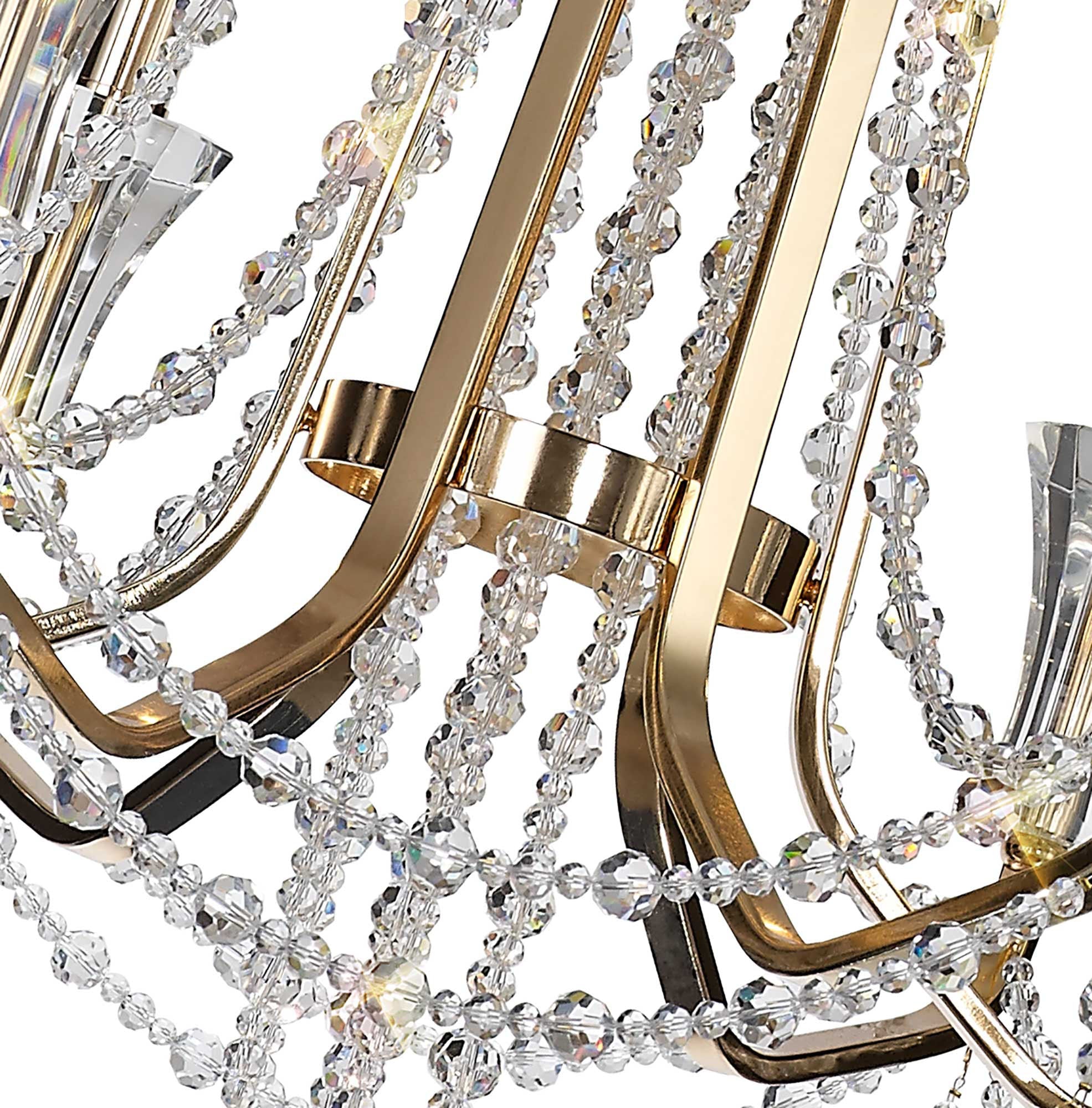 Diyas - Armand 6 Light Chandelier - Luminosity Designs Ltd