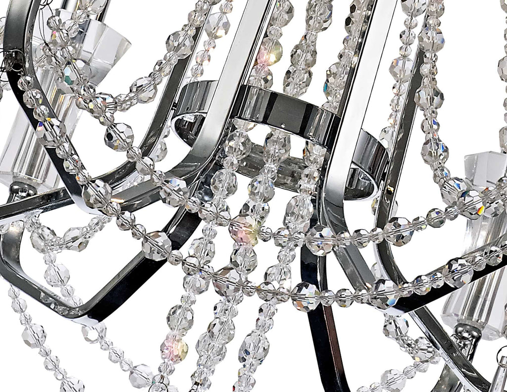 Diyas - Armand 6 Light Chandelier - Luminosity Designs Ltd