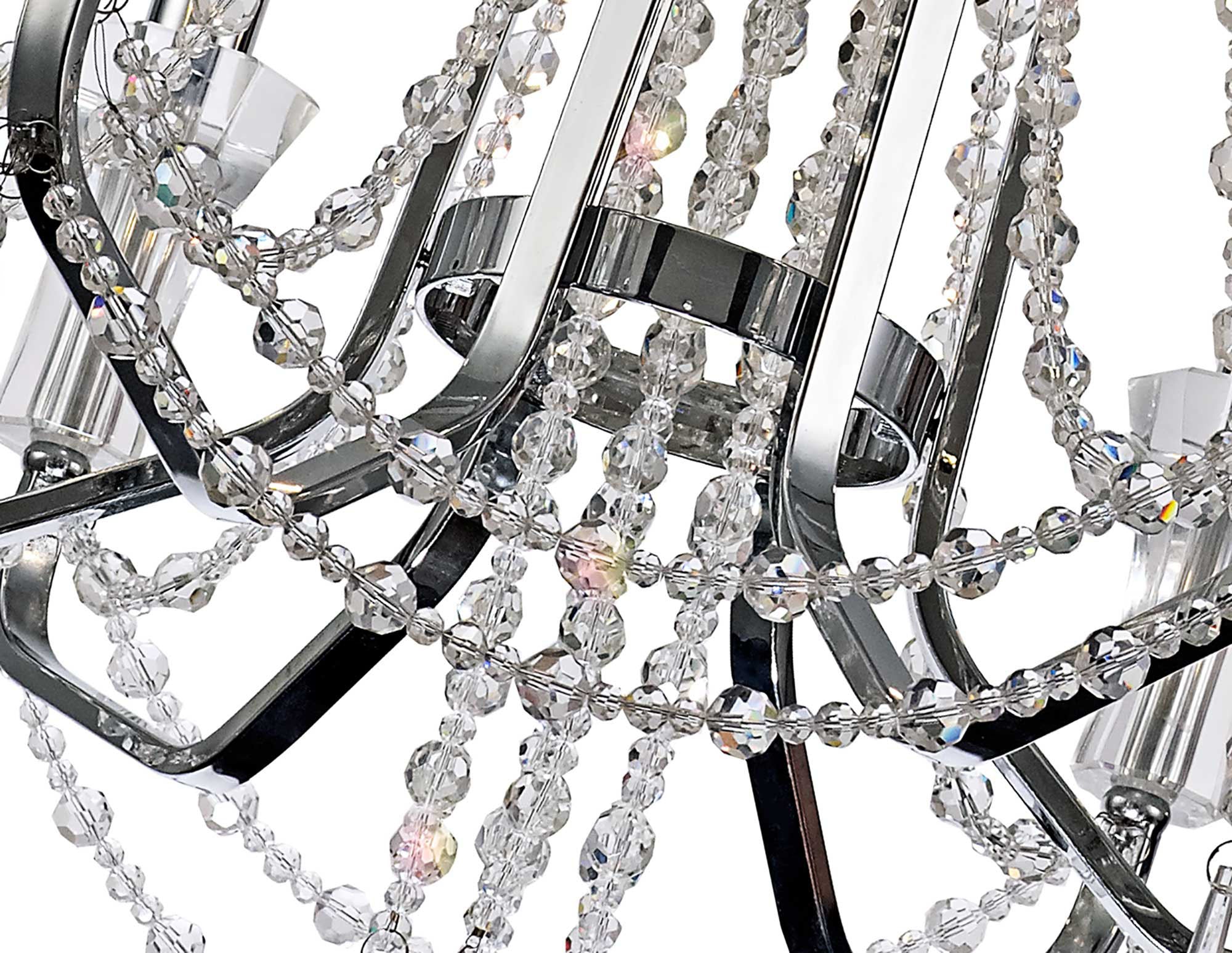 Diyas - Armand 6 Light Chandelier - Luminosity Designs Ltd