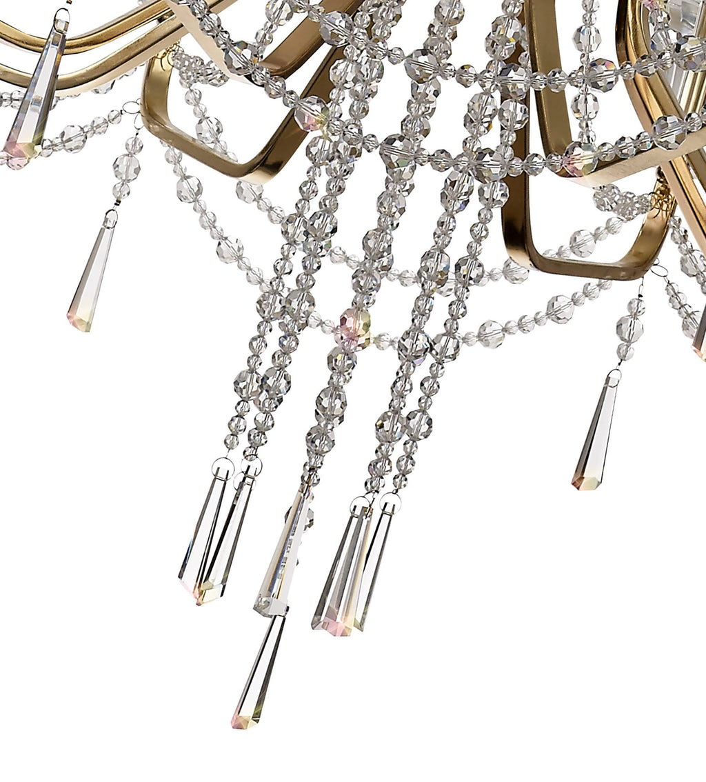 Diyas - Armand 8 Light Chandelier - Luminosity Designs Ltd