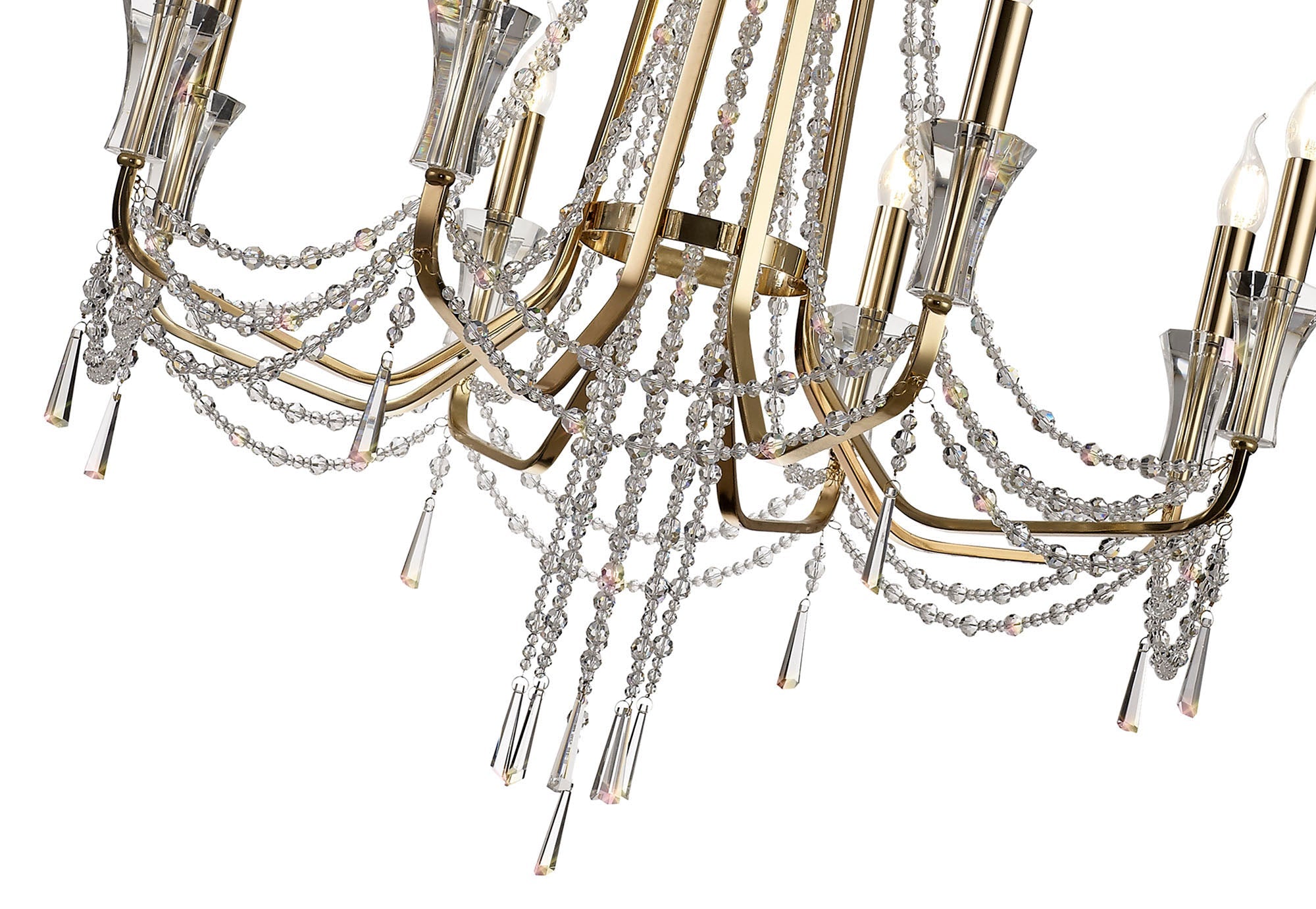 Diyas - Armand 8 Light Chandelier - Luminosity Designs Ltd