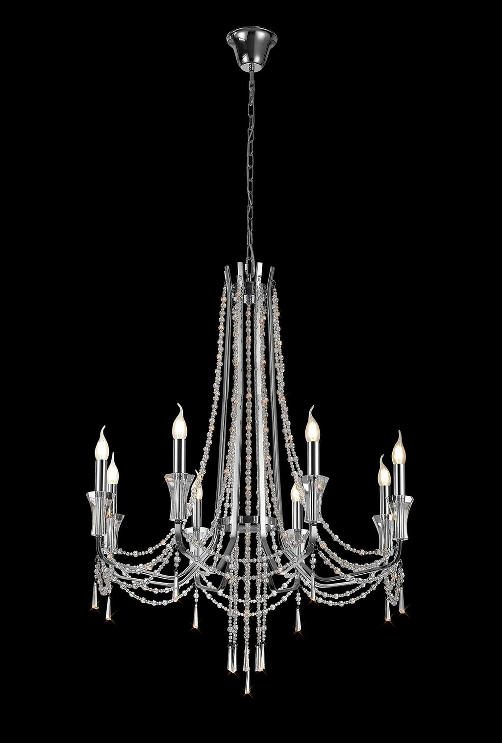 Diyas - Armand 8 Light Chandelier - Luminosity Designs Ltd