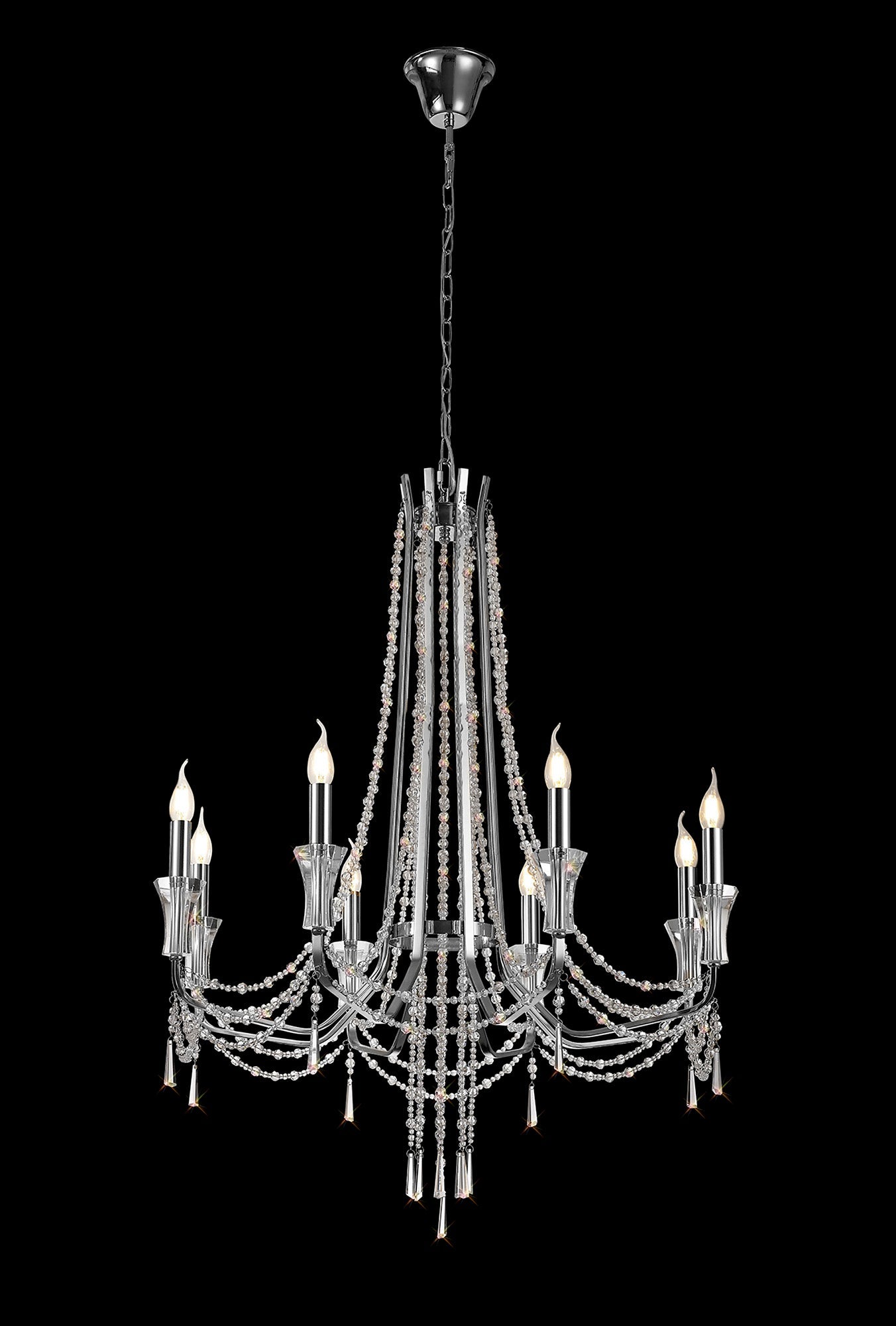 Diyas - Armand 8 Light Chandelier - Luminosity Designs Ltd