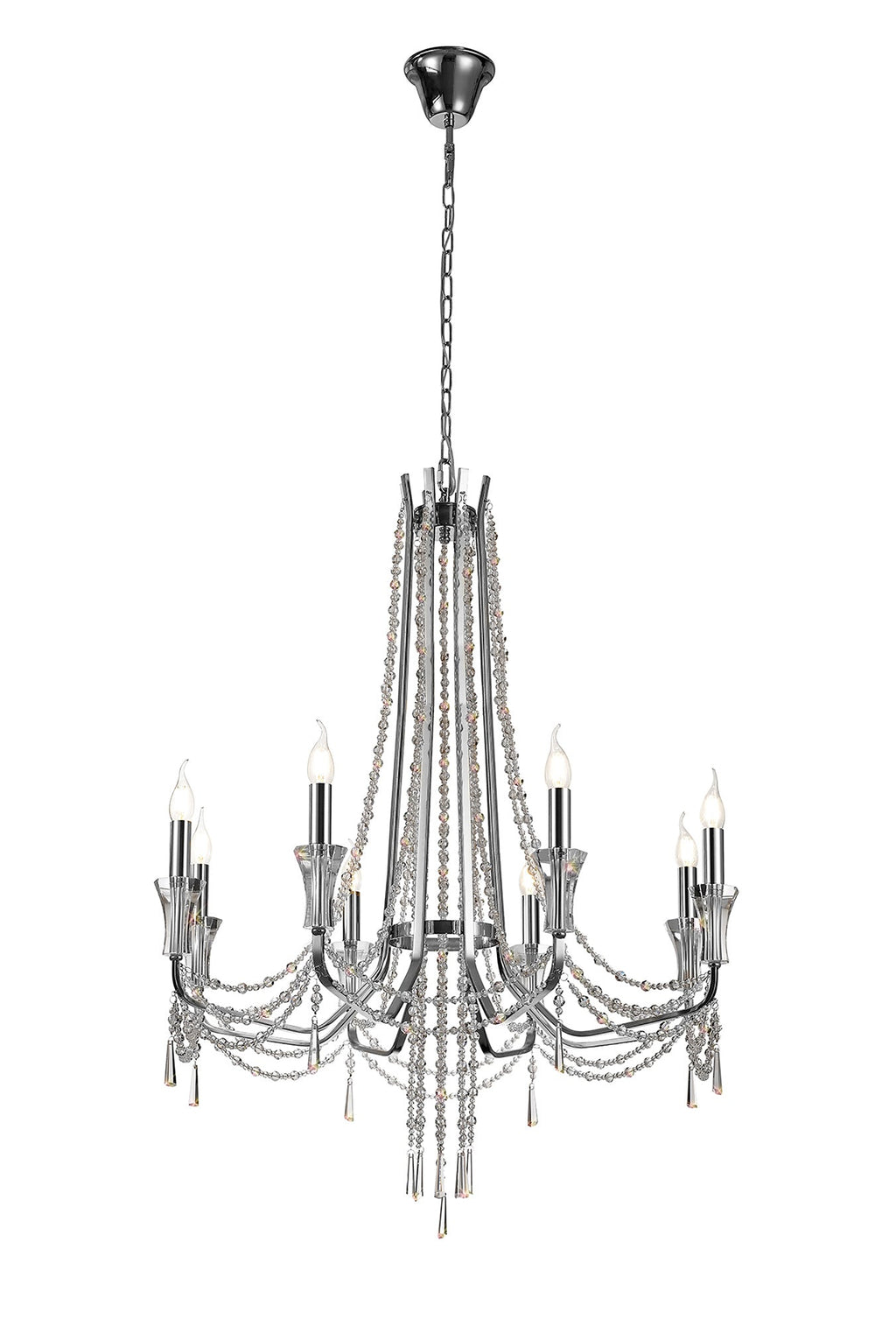 Diyas - Armand 8 Light Chandelier - Luminosity Designs Ltd