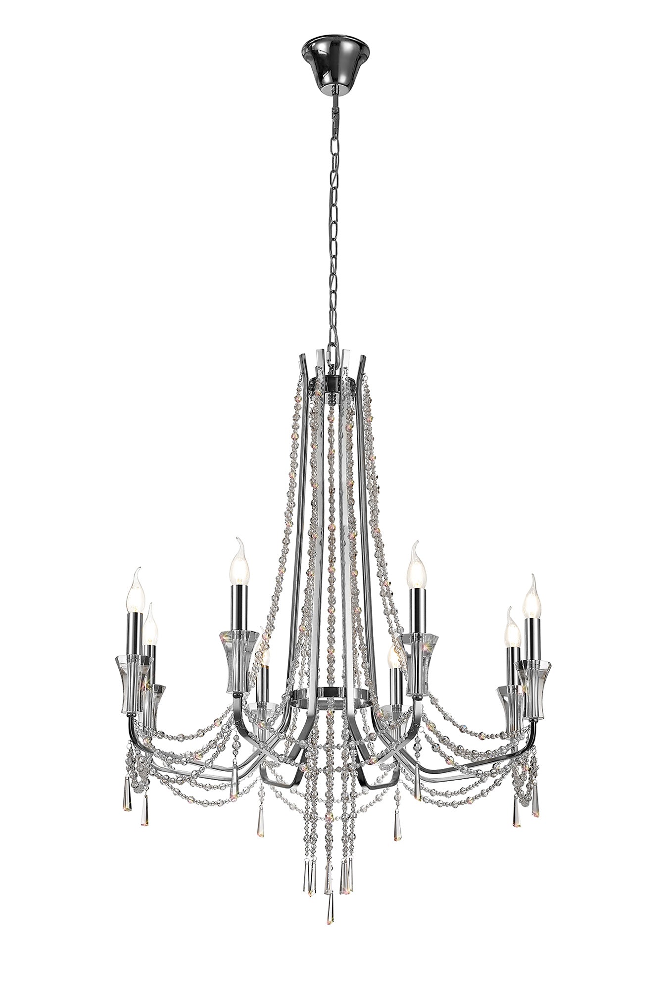 Diyas - Armand 8 Light Chandelier - Luminosity Designs Ltd