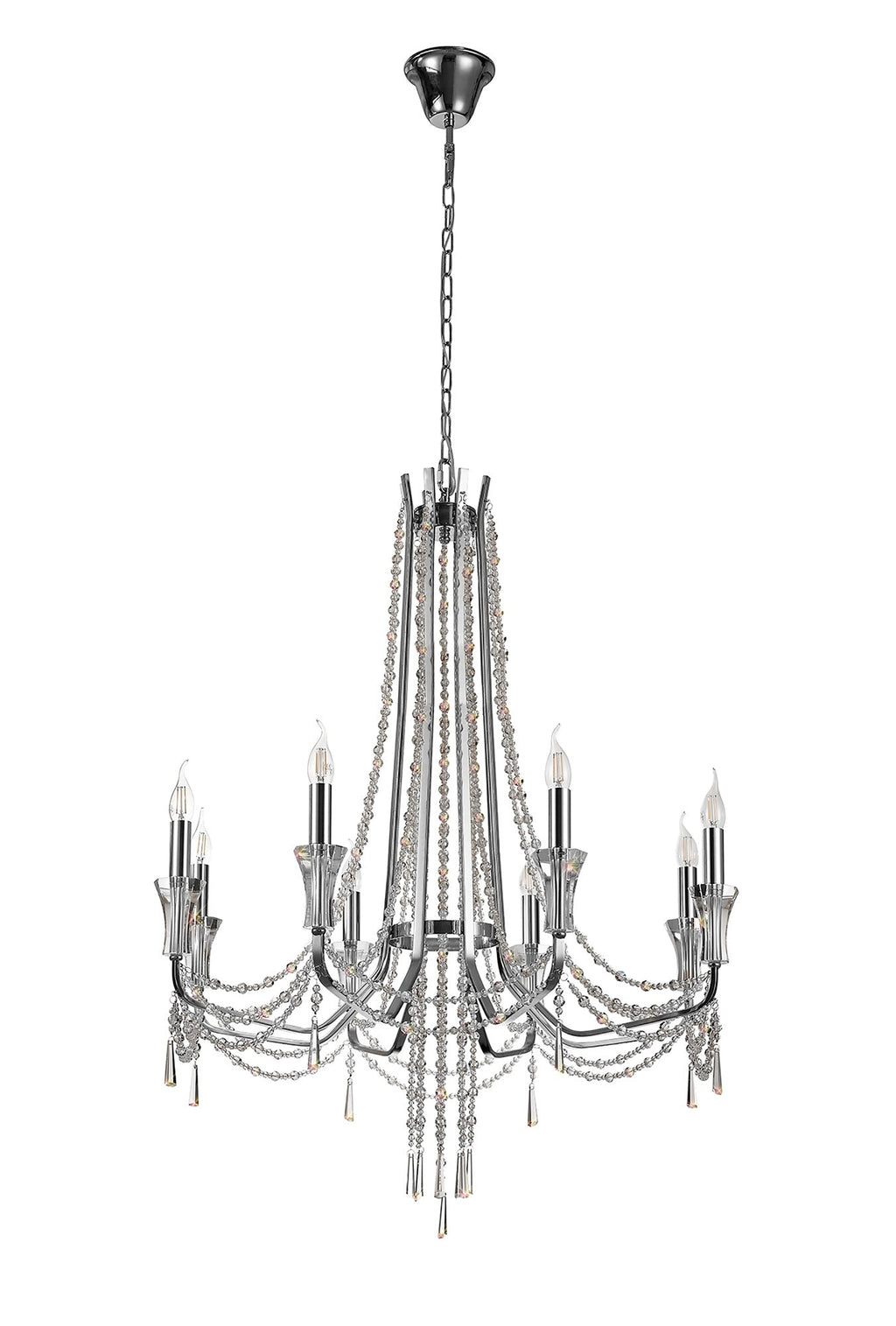 Diyas - Armand 8 Light Chandelier - Luminosity Designs Ltd