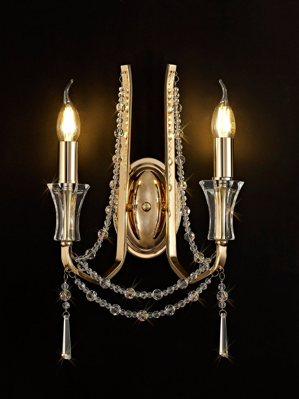 Diyas - Armand Double Wall Light - Luminosity Designs Ltd