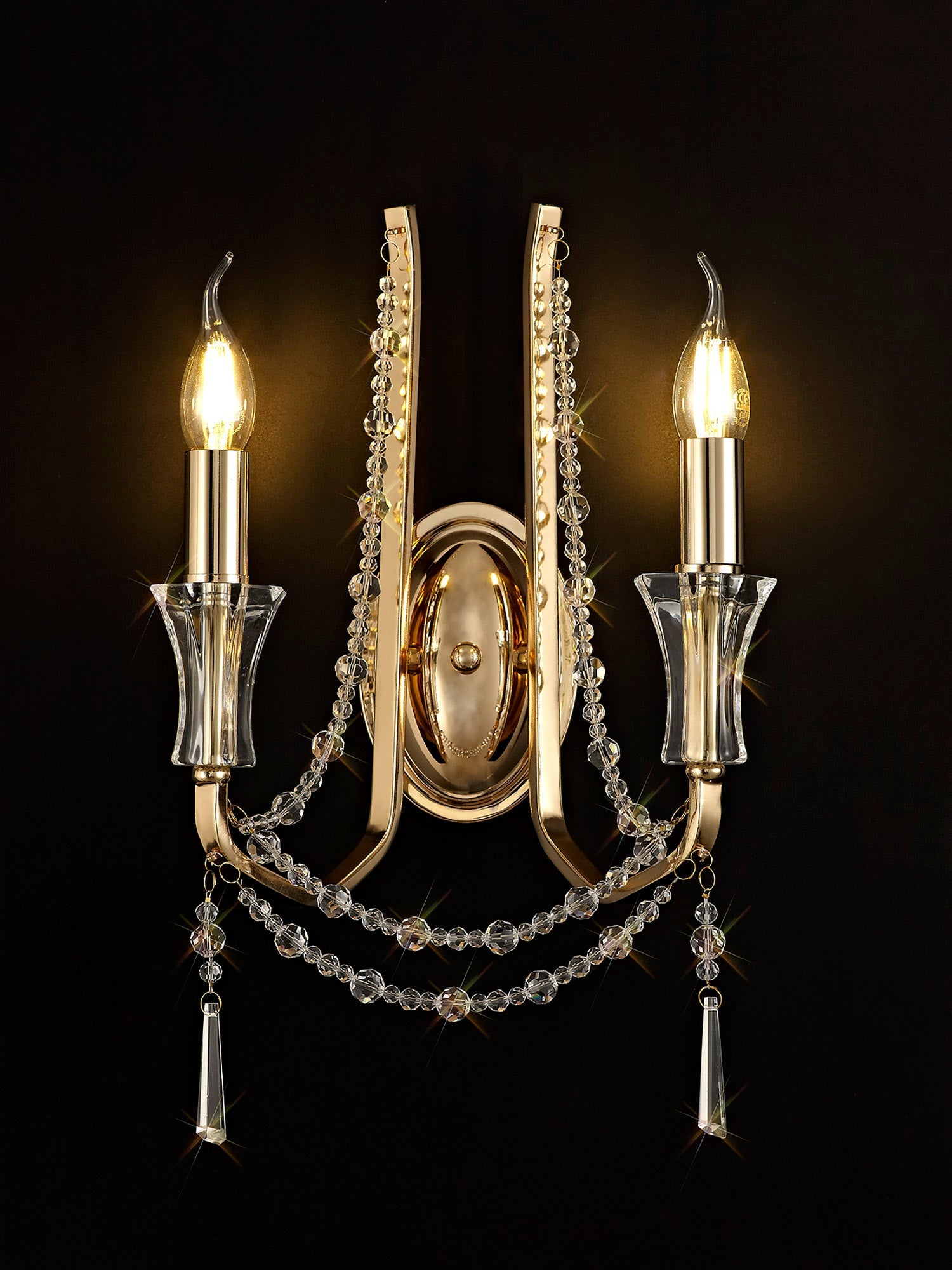 Diyas - Armand Double Wall Light - Luminosity Designs Ltd