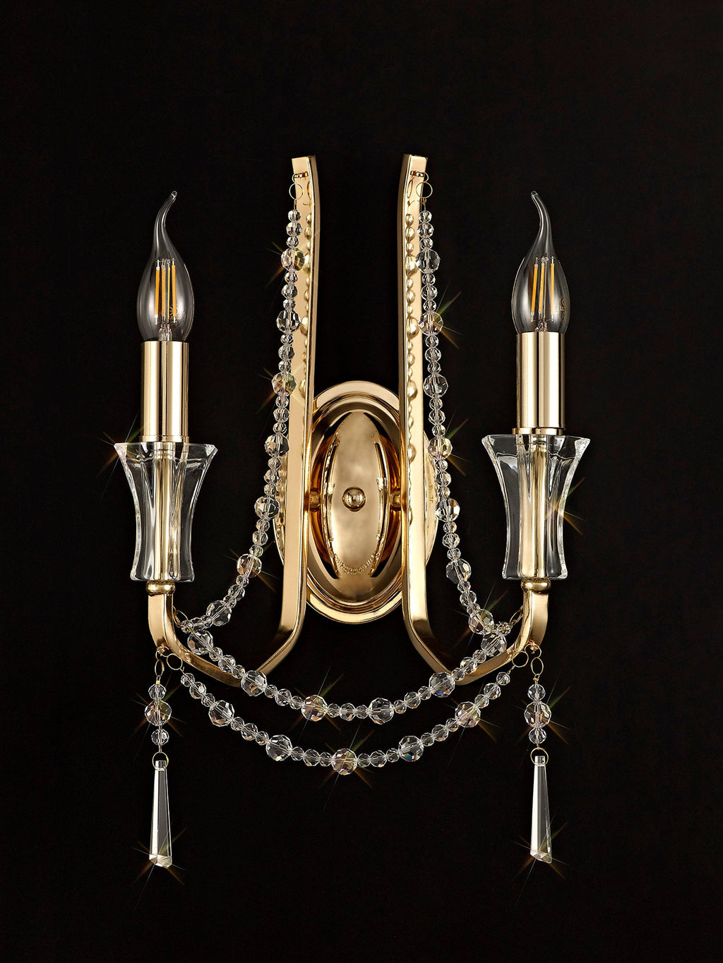 Diyas - Armand Double Wall Light - Luminosity Designs Ltd