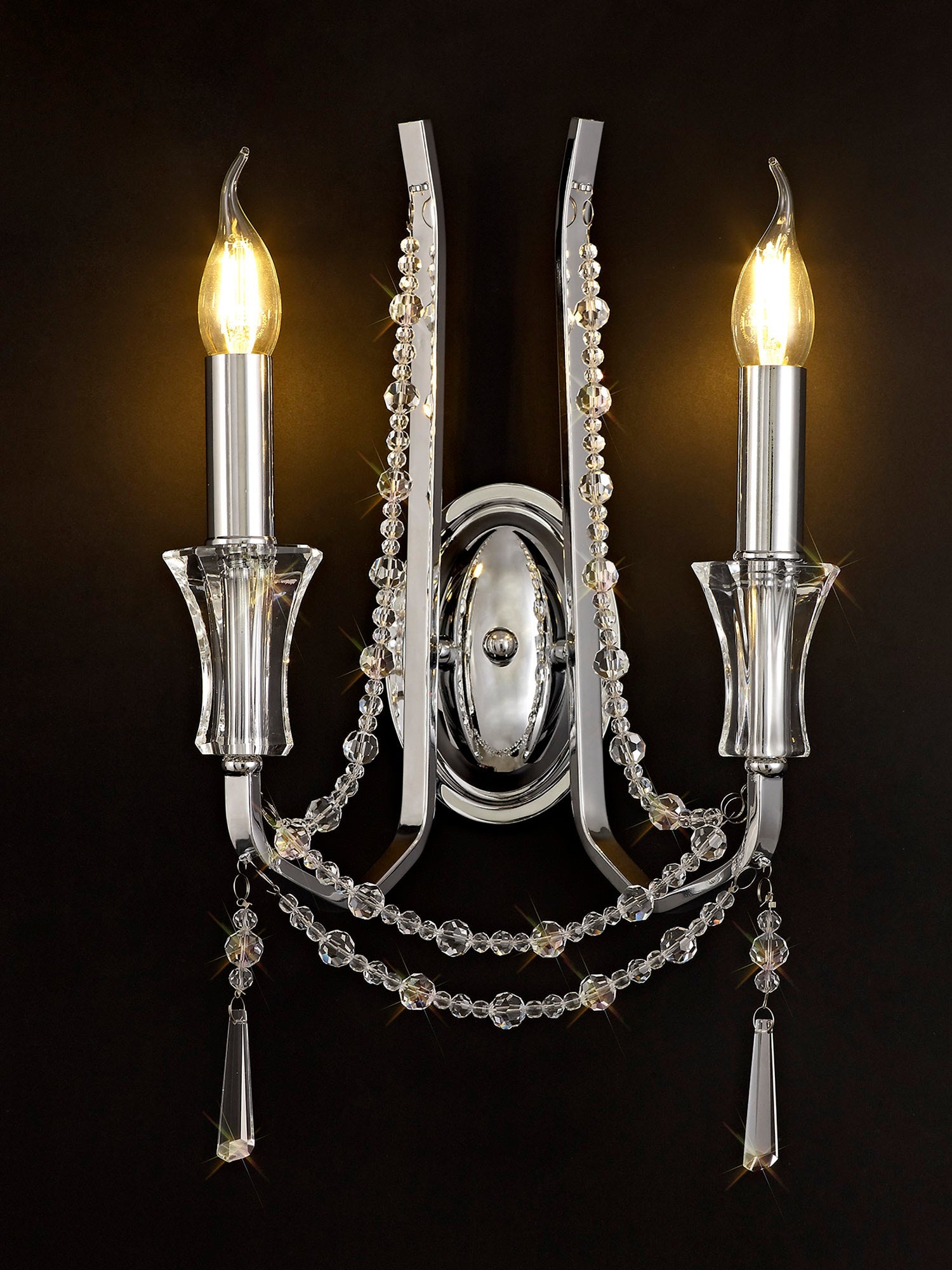 Diyas - Armand Double Wall Light - Luminosity Designs Ltd
