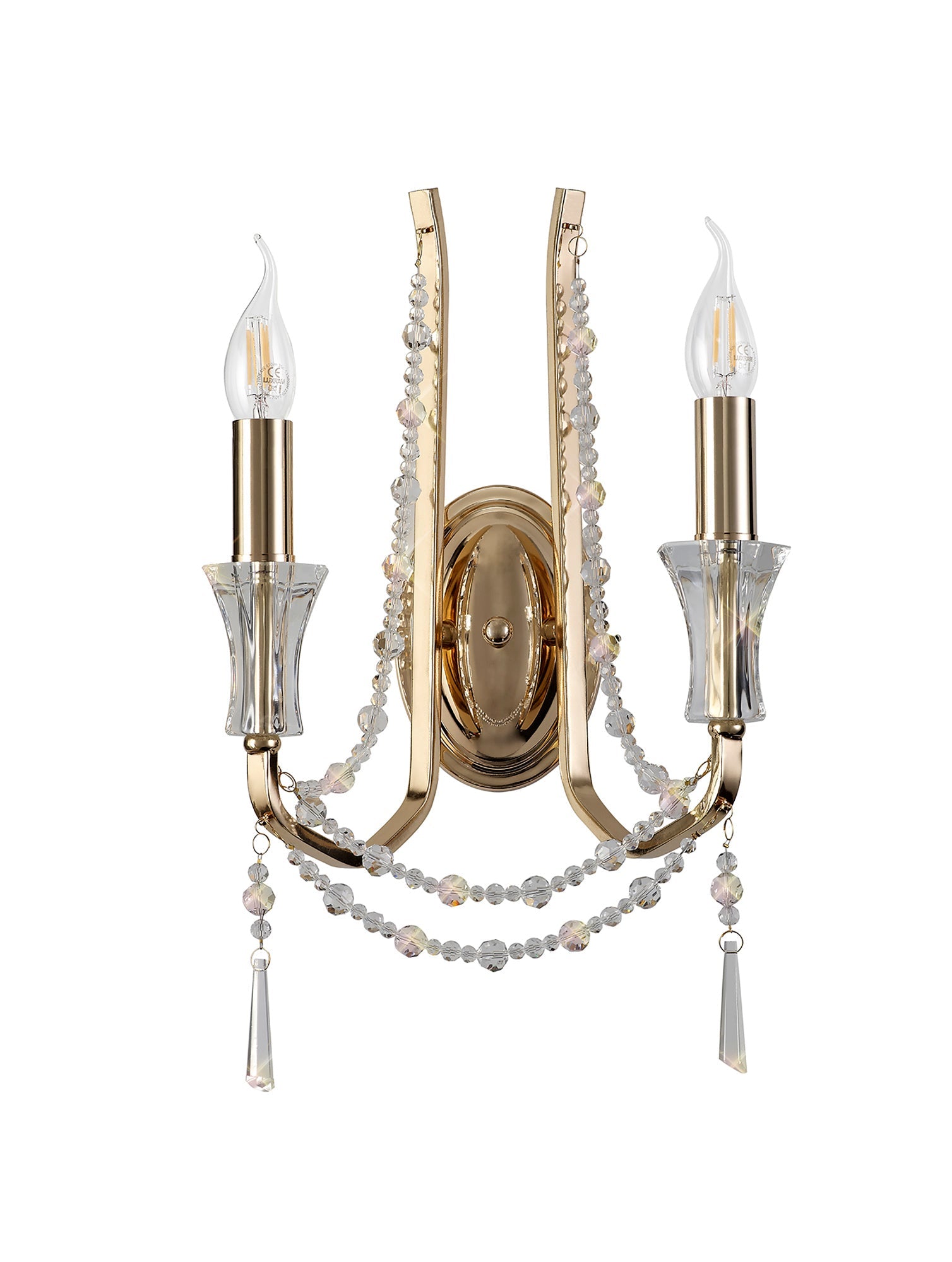 Diyas - Armand Double Wall Light - Luminosity Designs Ltd