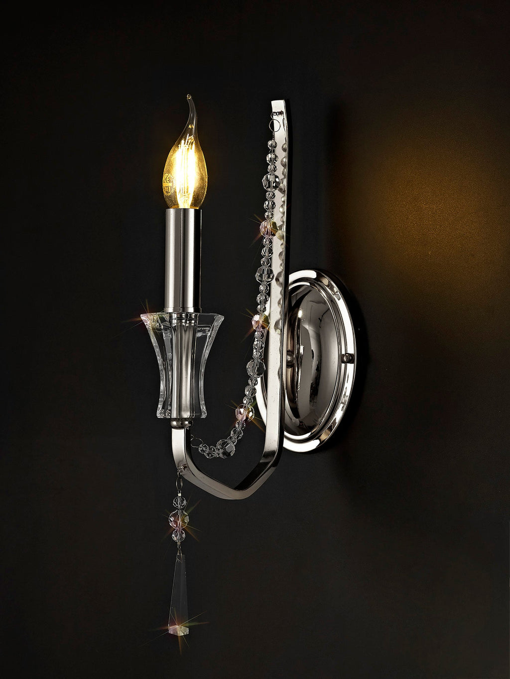 Diyas - Armand Single Wall Light - Luminosity Designs Ltd