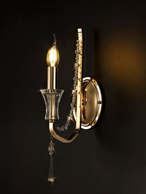 Diyas - Armand Single Wall Light - Luminosity Designs Ltd