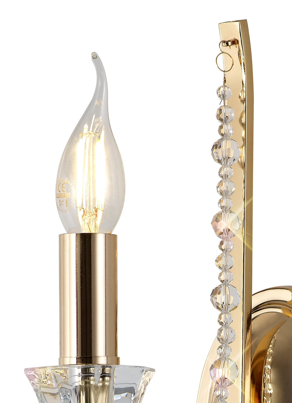 Diyas - Armand Single Wall Light - Luminosity Designs Ltd