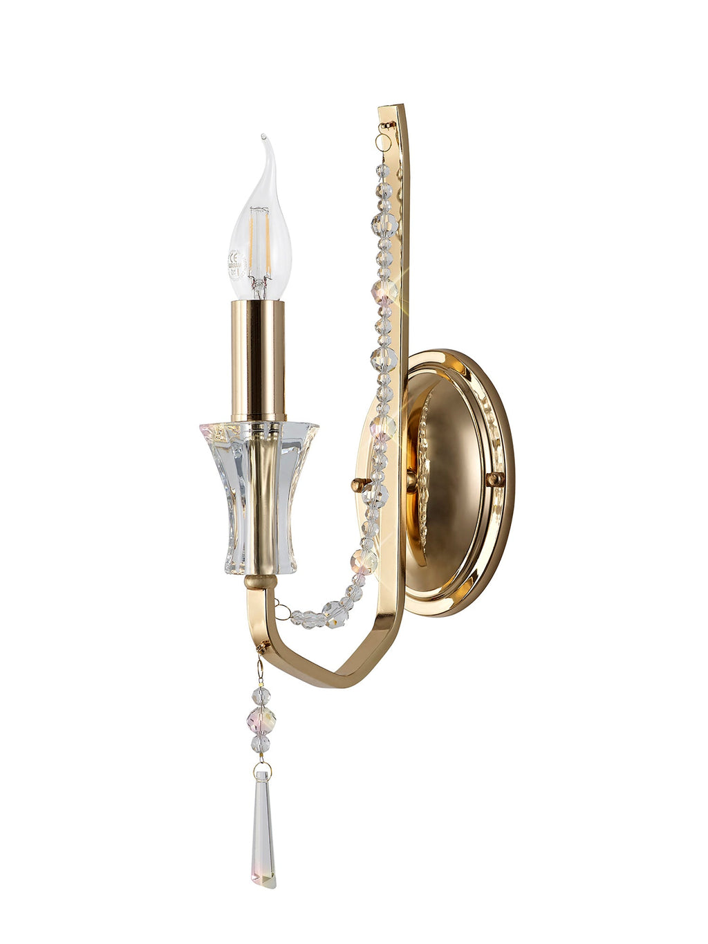 Diyas - Armand Single Wall Light - Luminosity Designs Ltd