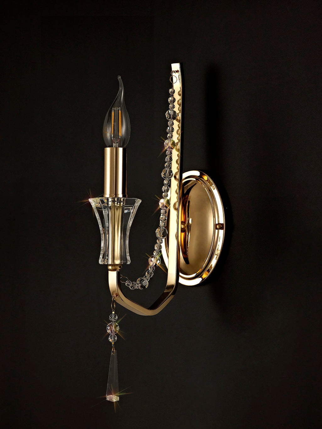 Diyas - Armand Single Wall Light - Luminosity Designs Ltd