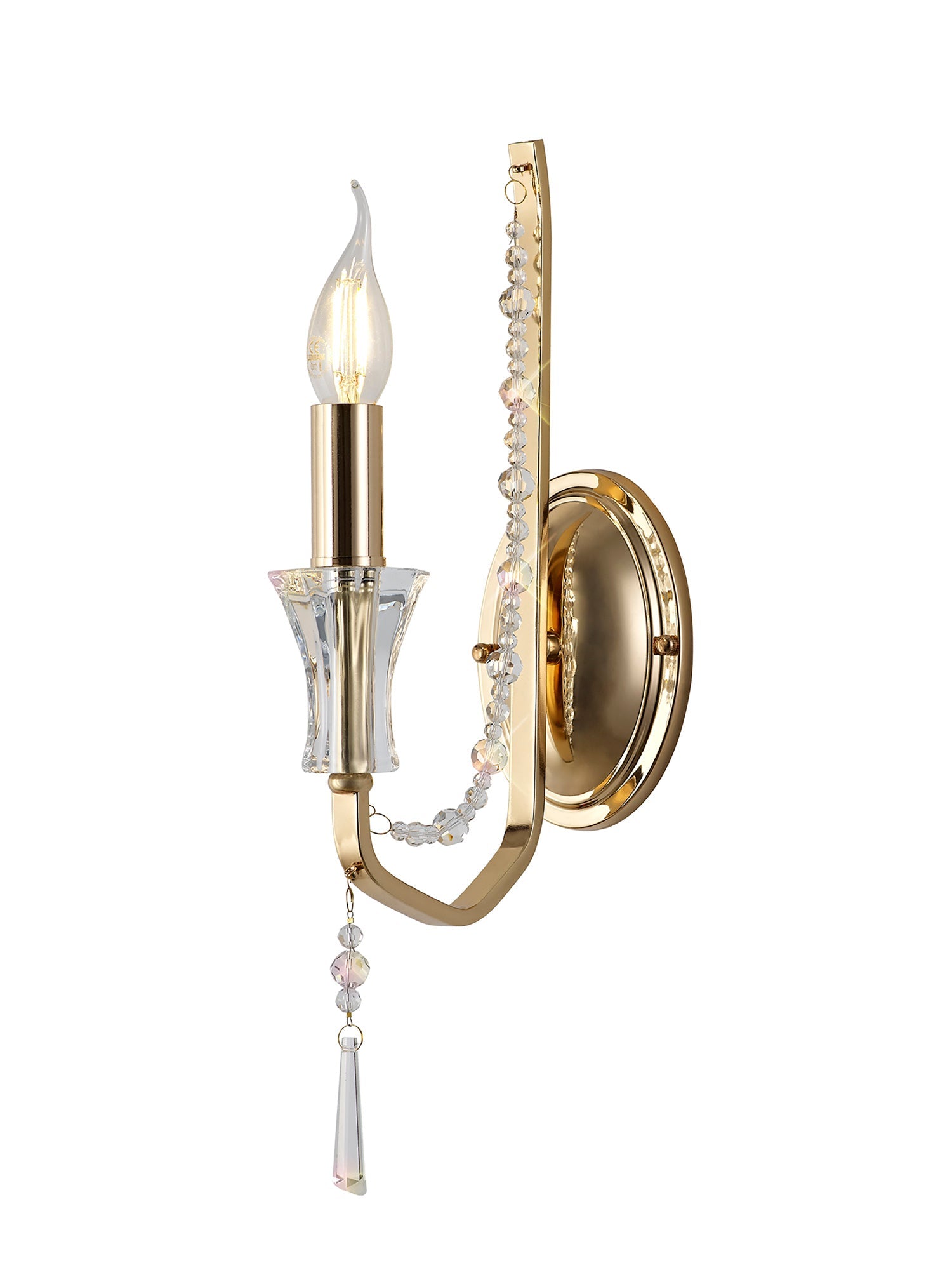 Diyas - Armand Single Wall Light - Luminosity Designs Ltd